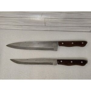 Maxam Vtg 2 Piece Carving Knife Set Precision Hollow Ground Fine Stainless Japan